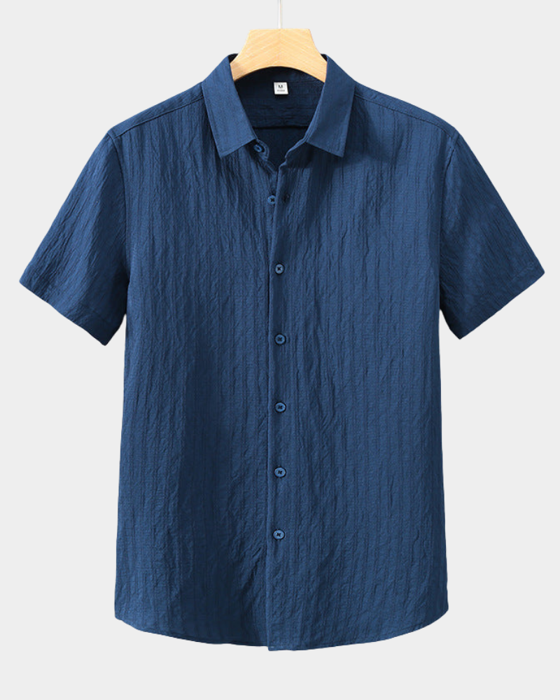 Spoleto | Slim Fit Linen Shirt