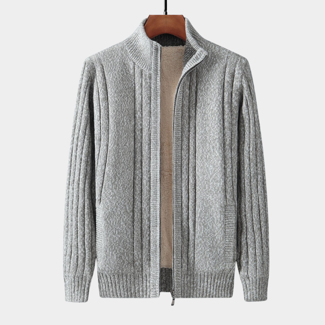 Deruta | Classic Zip Cardigan