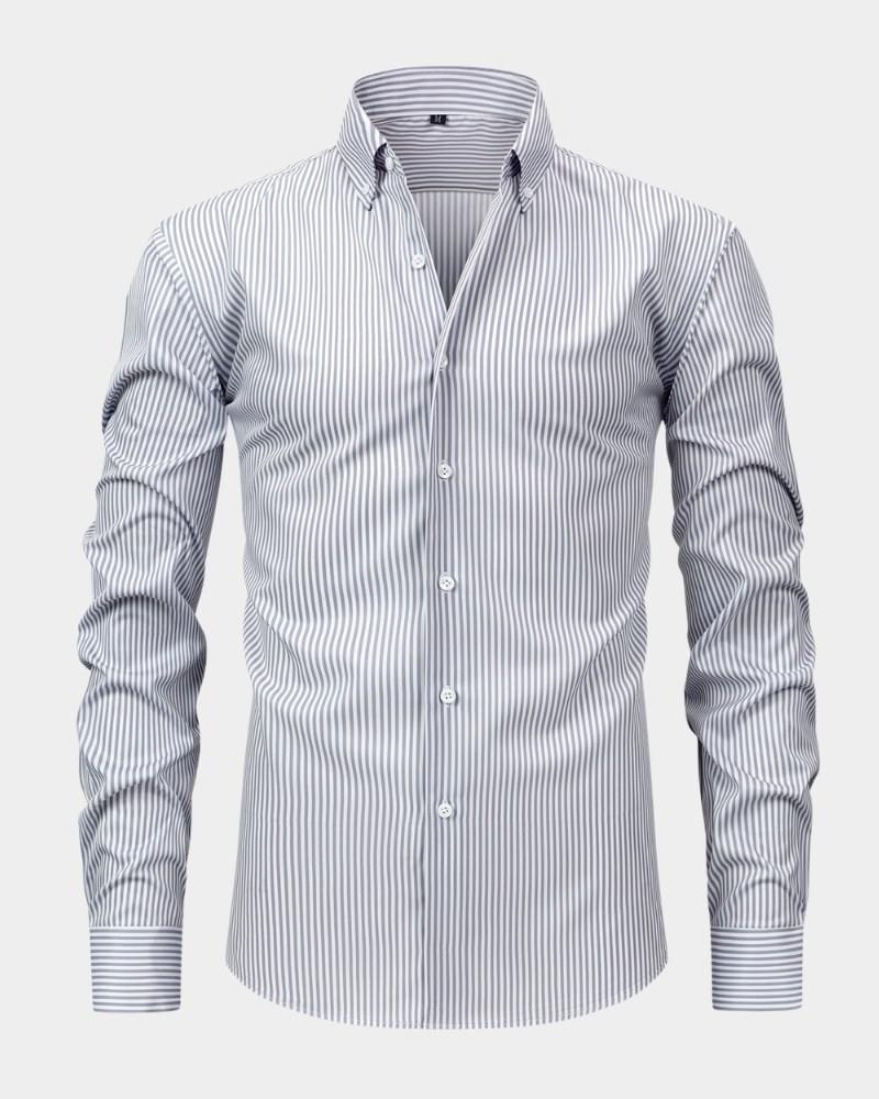 Sarzana | Striped Slim Fit Dress Shirt