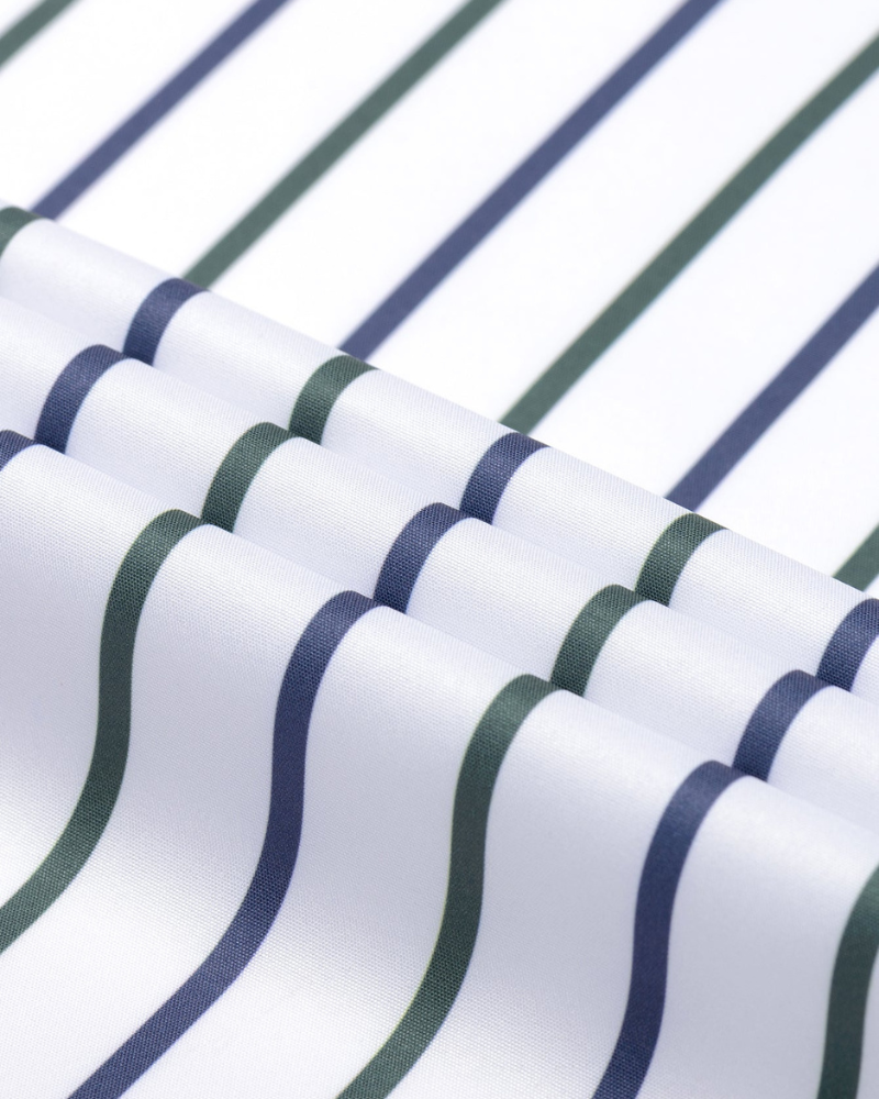 Sezze | White Striped Dress Shirt