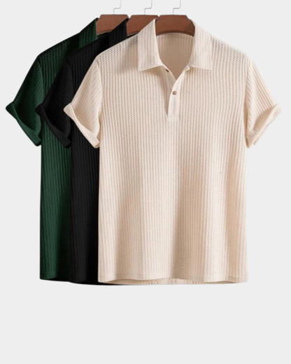 Anacleto | Casual Knit Polo Shirt