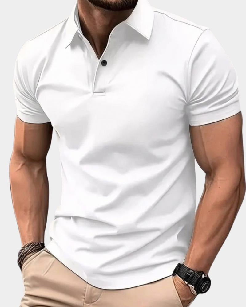 Alberto | Casual Solid Polo Shirt