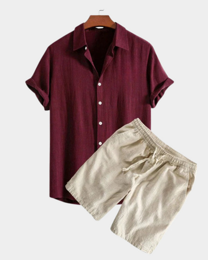 Sanremo | Stylish Lightweight Shirt + FREE Shorts