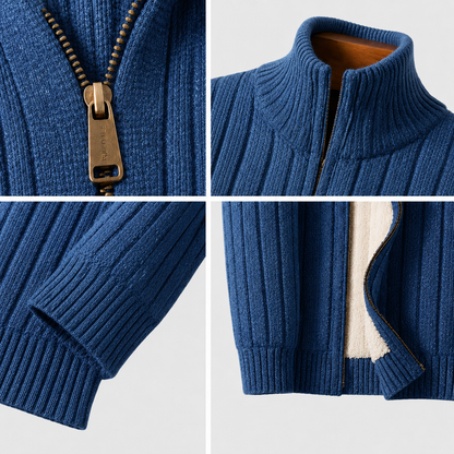 Deruta | Classic Zip Cardigan