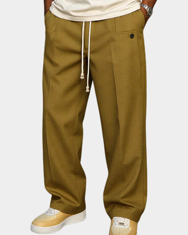 Placido | Elegant Drawstring Pants
