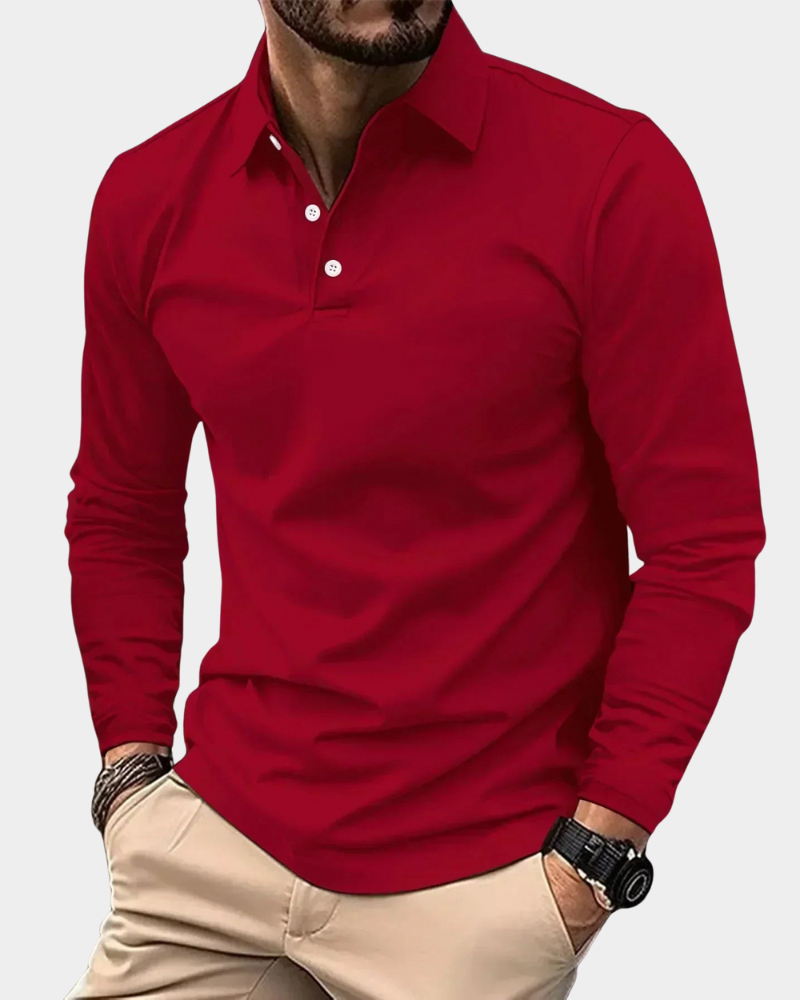 Alghero | Modern Fit Long-Sleeve Polo