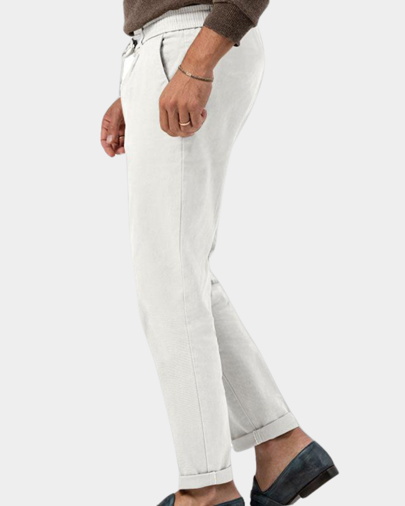 Piacenza | Slim-Fit Pleated Trousers