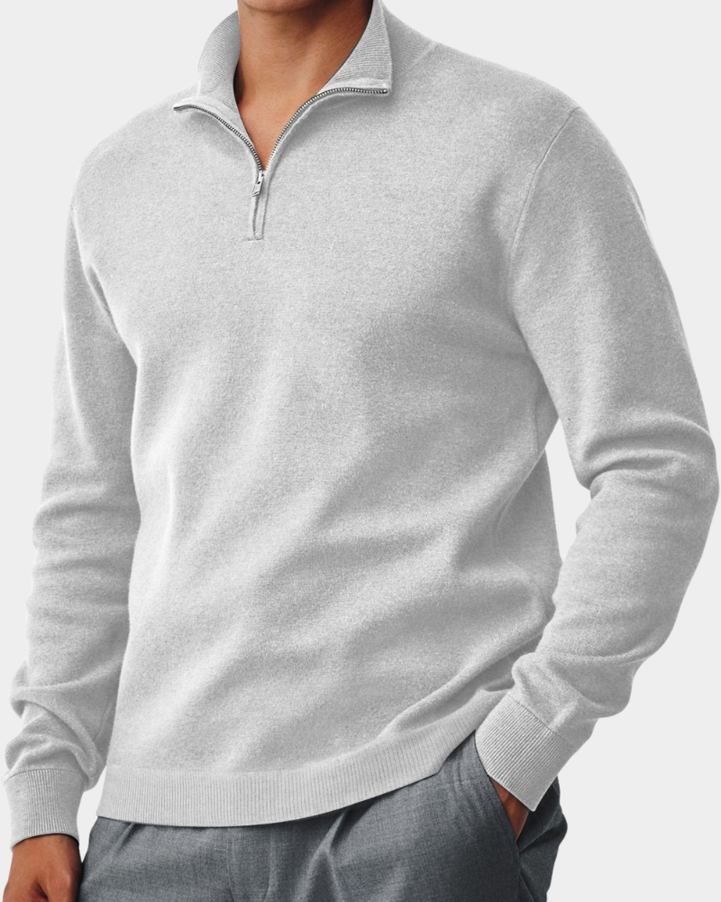 Rieti | Collar Zip Comfort Sweater