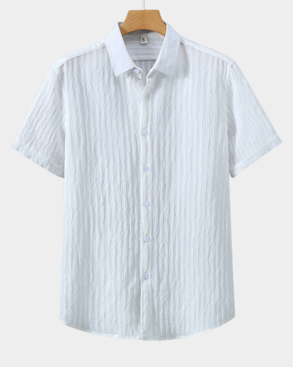 Spoleto | Slim Fit Linen Shirt