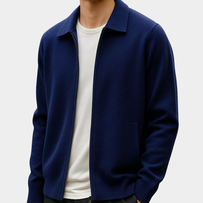 Domenico | Timeless Zip Cardigan