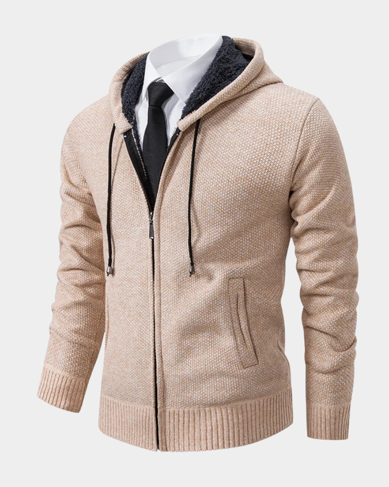 Ruggero | Minimalist Zip-Up Hoodie