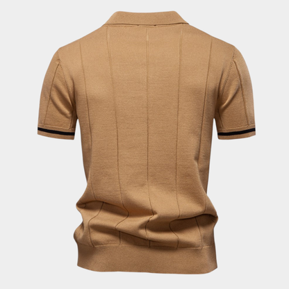 Alarico | Classic Quarter-Zip Polo Shirt