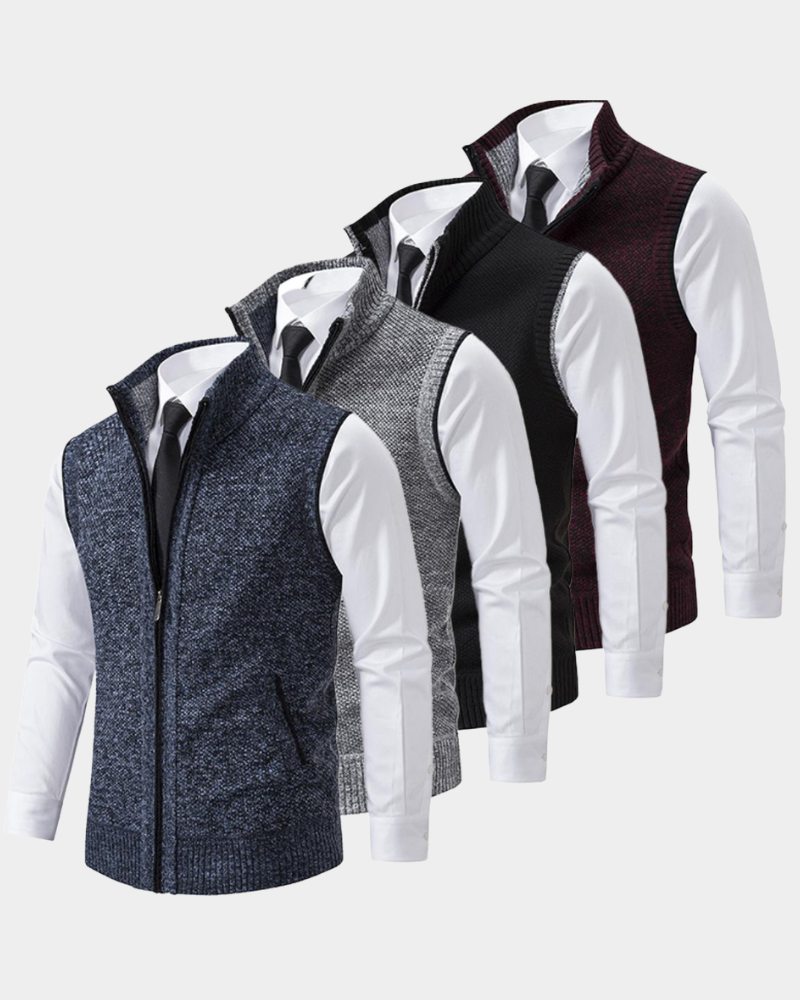 Fabio | Elegant Knitted Italian Vest