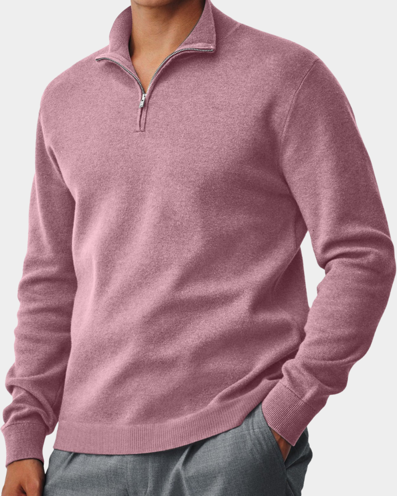 Rieti | Collar Zip Comfort Sweater