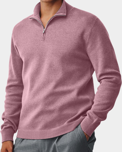 Rieti | Collar Zip Comfort Sweater