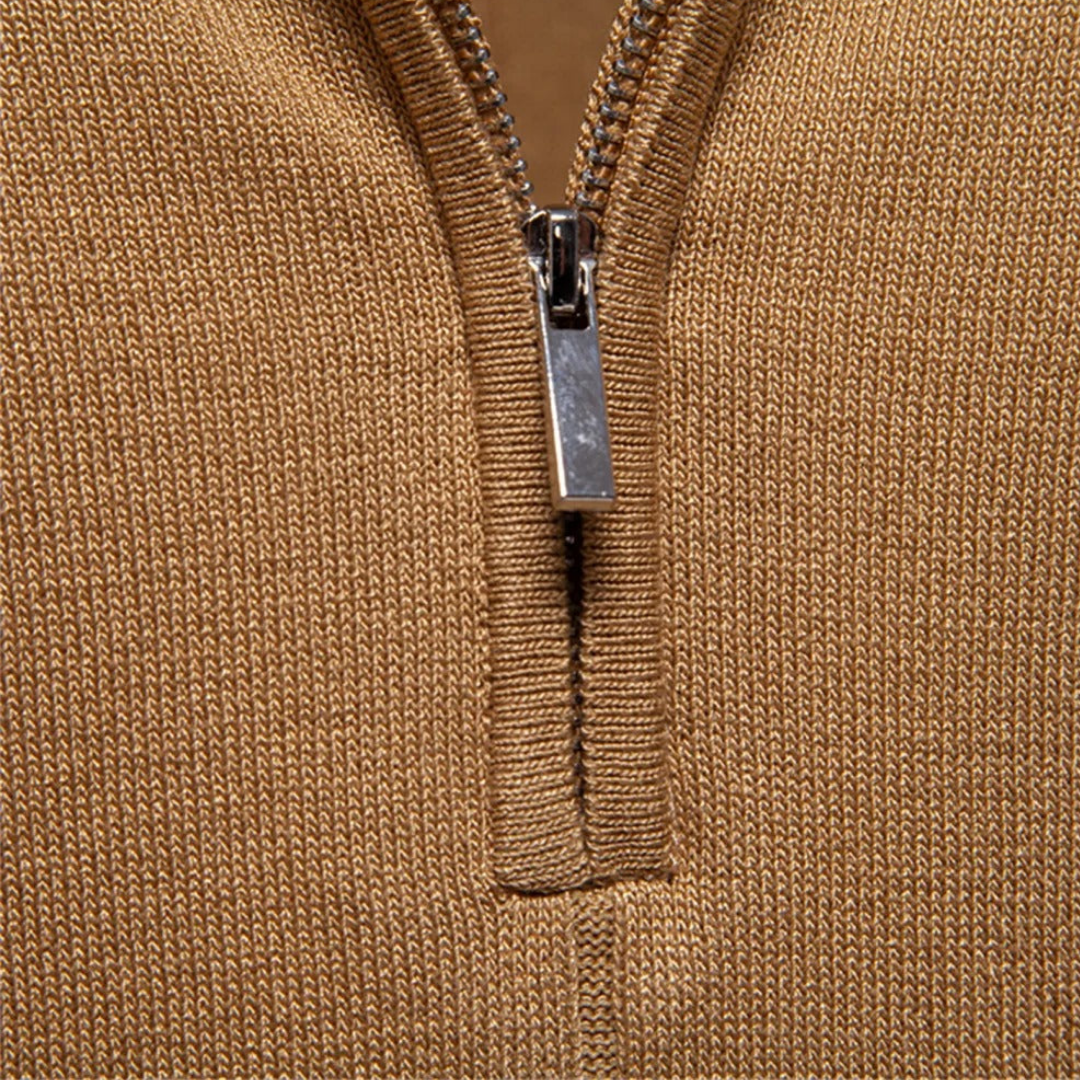 Alarico | Classic Quarter-Zip Polo Shirt