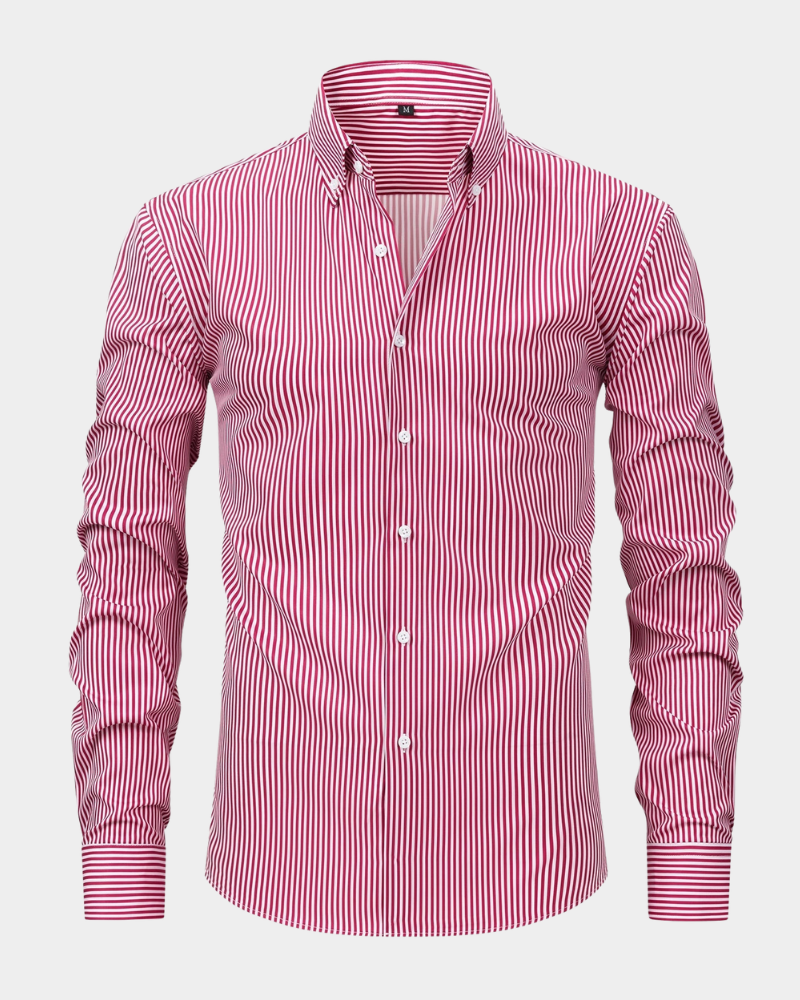 Sarzana | Striped Slim Fit Dress Shirt