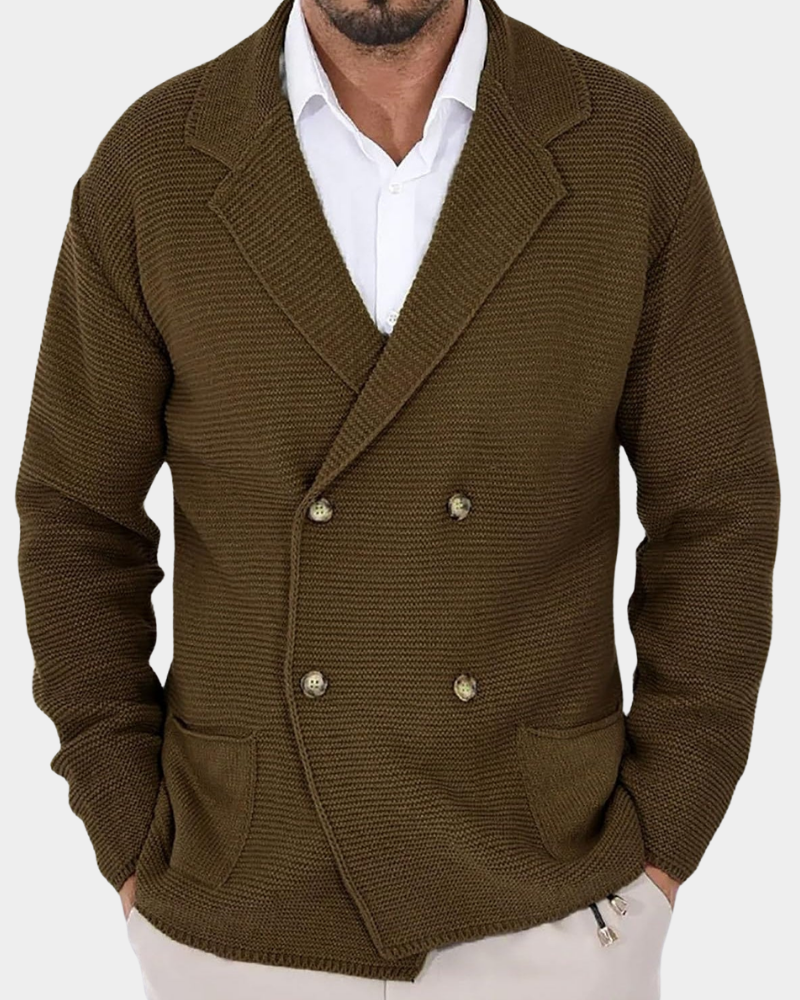 Duilio | Casual Double-Breasted Cardigan