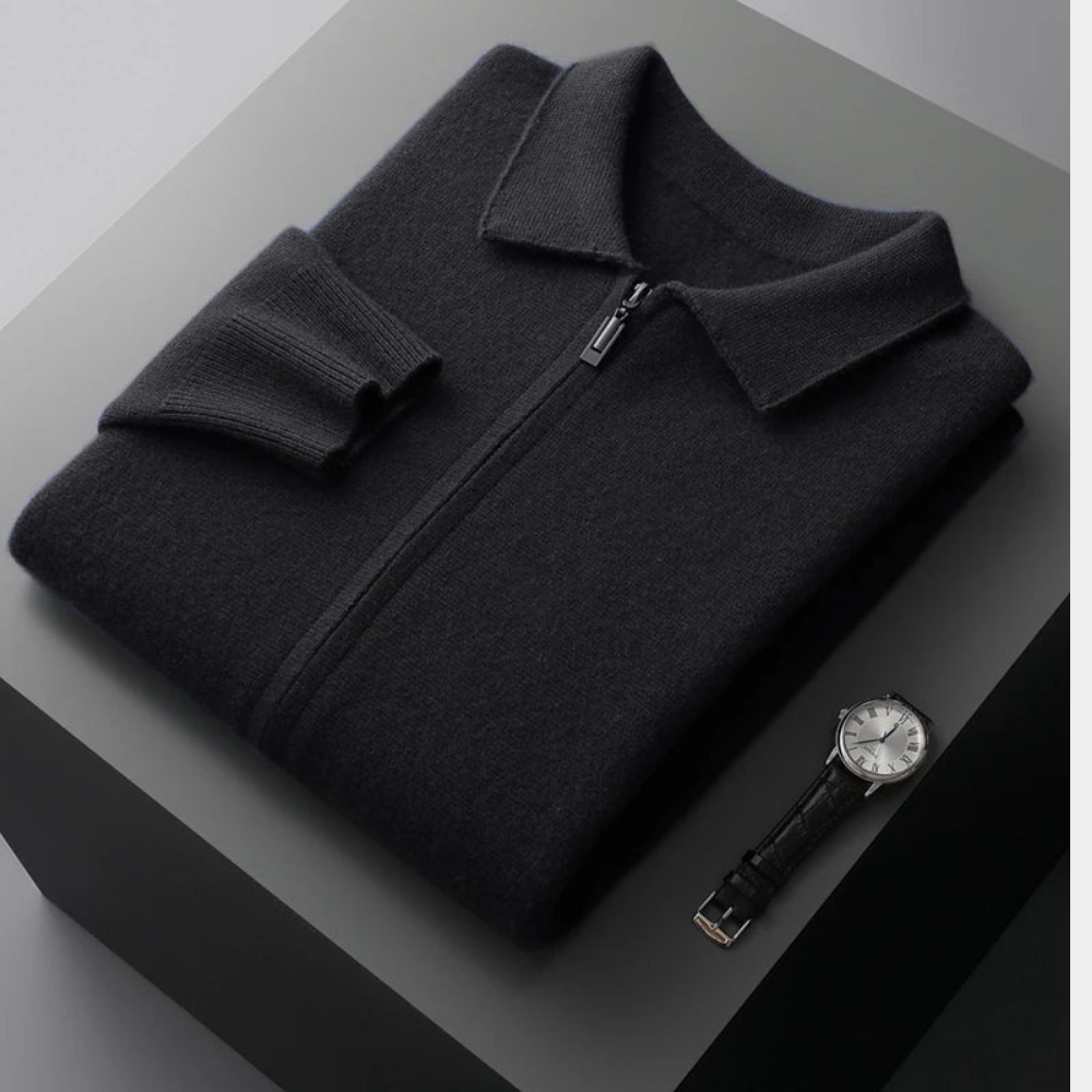 Domenico | Timeless Zip Cardigan