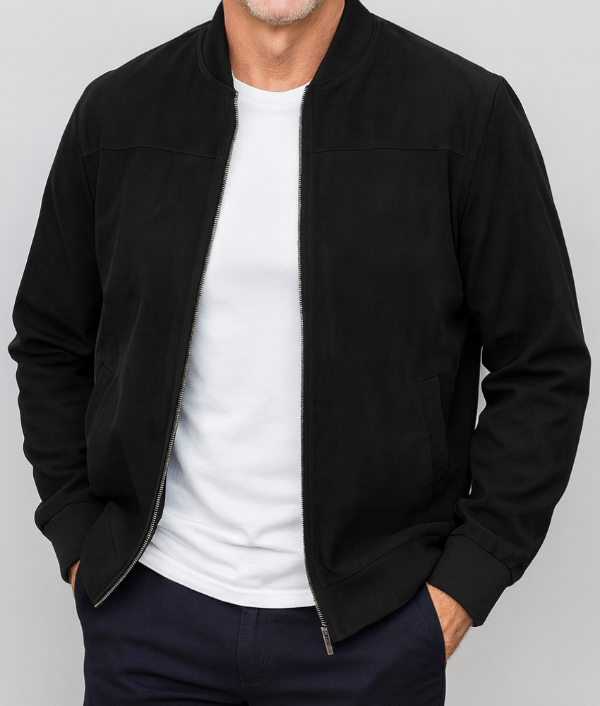 Catania | Elegant Zip Bomber Jacket