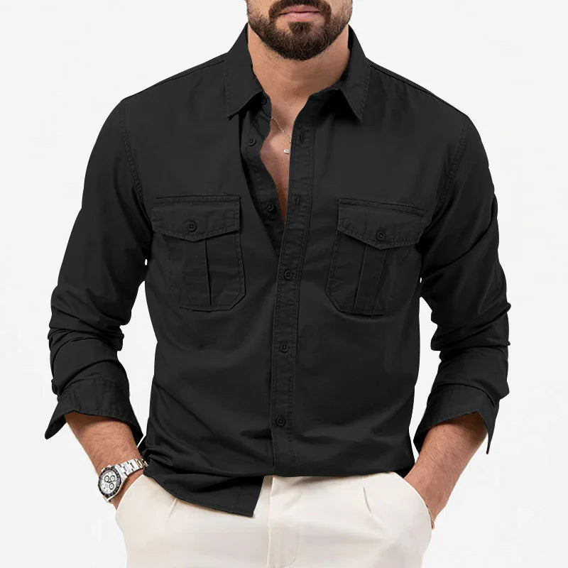 Sergio | Timeless Dual-Pocket Shirt
