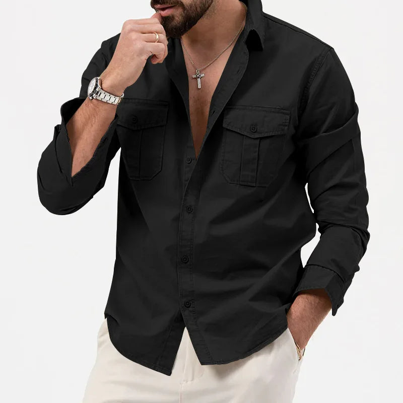 Sergio | Timeless Dual-Pocket Shirt