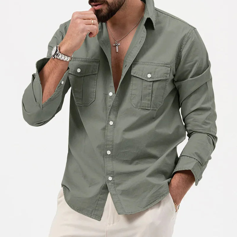 Sergio | Timeless Dual-Pocket Shirt