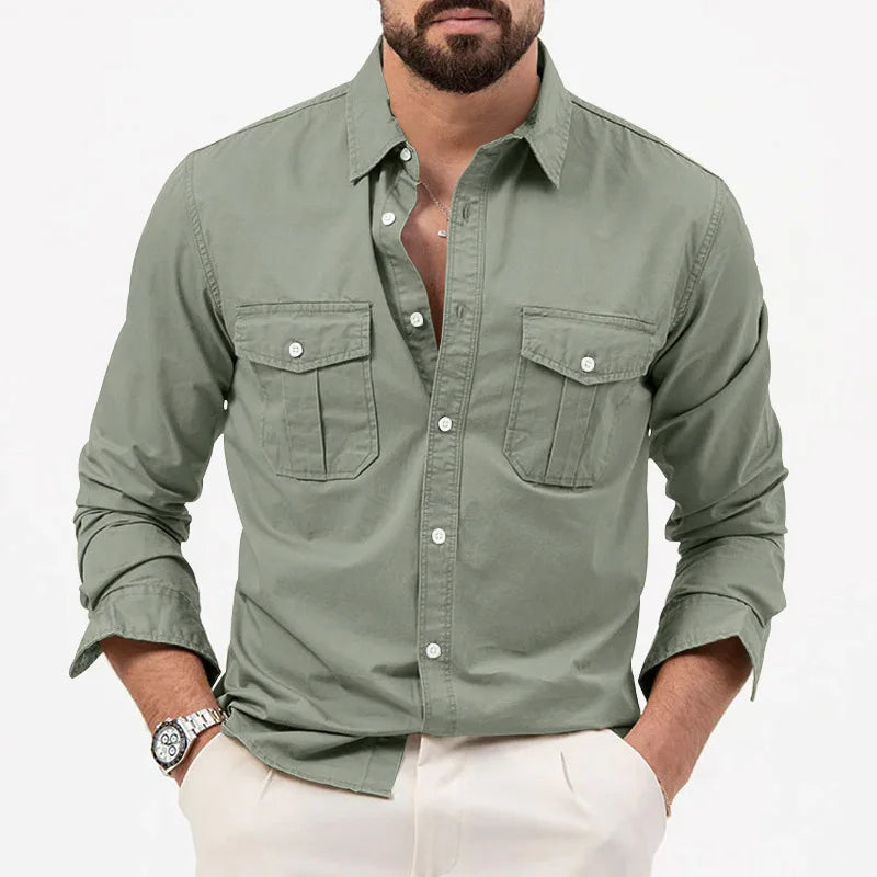 Sergio | Timeless Dual-Pocket Shirt