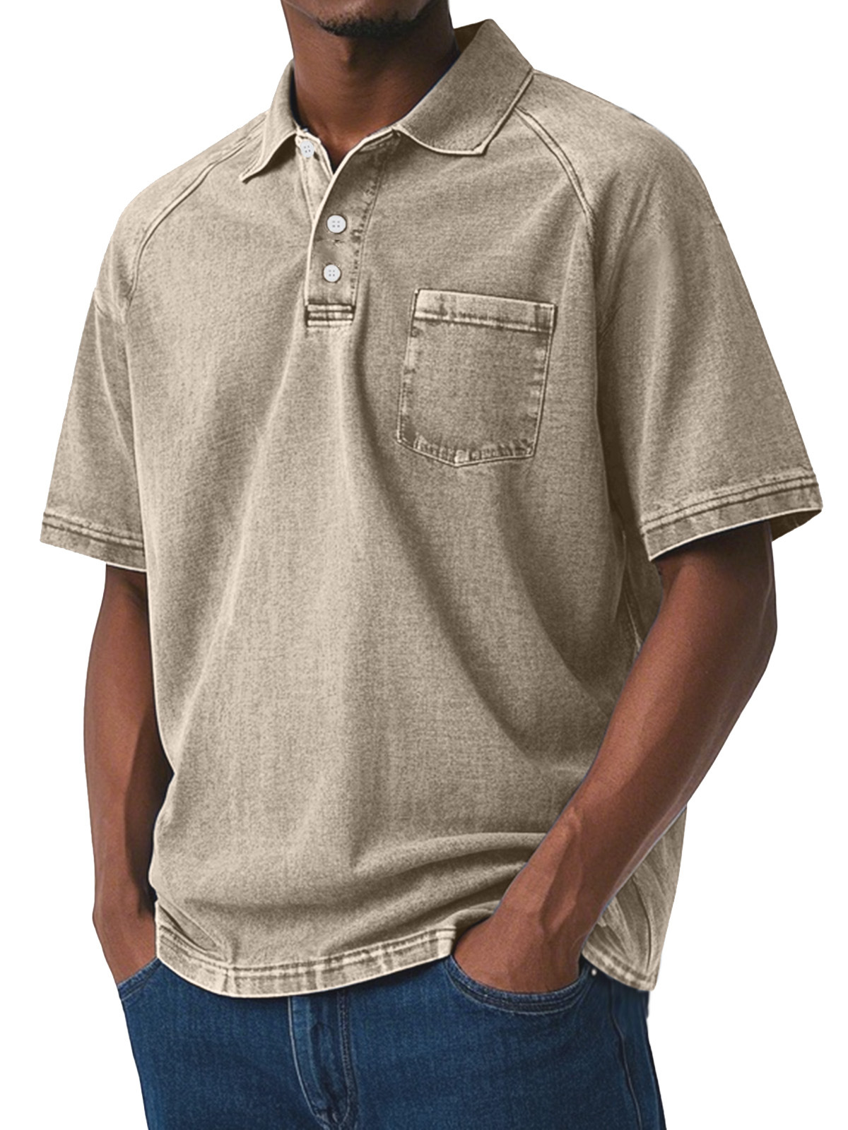 Sabbioneta | Street Comfort Henley Shirt