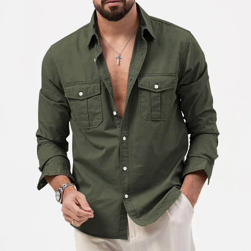 Sergio | Timeless Dual-Pocket Shirt